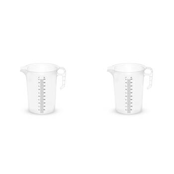 2PK AgBoss PourMaxx Chemical Resistant Industrial Measuring Jug 5L