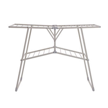 Hills 19M H-Frame Multi Level Flat Folded Clothes Airer w/ 18kg Capacity