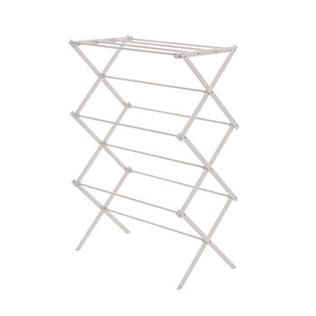 Hills 8M Concertina Flat Folded Compact Clothes Airer with Robust Steel