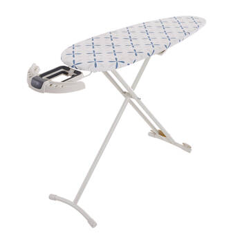 Hills Large Ironing Board with Iron Rest and Silicone Heat Resistant Pads