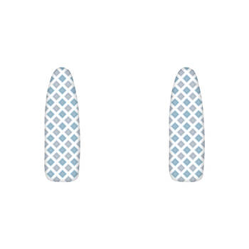 2PK Hills Reversible Blue Diamond Med/Large Ironing Board Cover w/ 7mm Padding