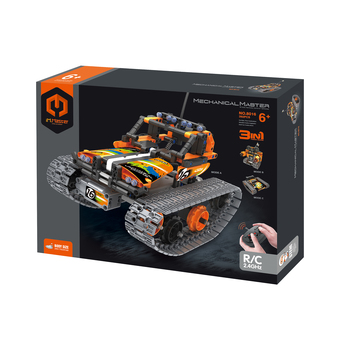 392pc iM.Master 3in1 RC 2.4G Stunt Car Building Blocks Kids Toy Orange 6y+