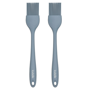 2x Ladelle Craft Blue Silicone Brush Cooking/Serving Utensil