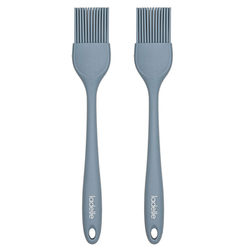2x Ladelle Craft Blue Silicone Brush Cooking/Serving Utensil