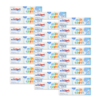 24PK Macleans 63g Kids Toothpaste Tube Milk Teeth Oral Care 0-3y