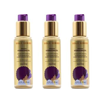3PK Loreal Pantene Gold Series Intense Hydrating Oil For All Hair Types 95ml