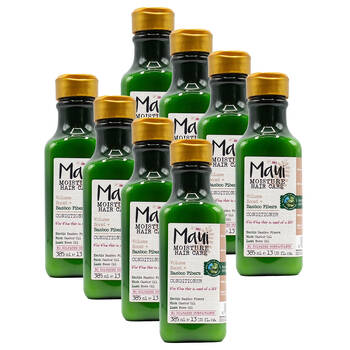 8PK Maui Moisture 385ml Conditioner Bamboo Fibers Volume & Boost For Fine Hair