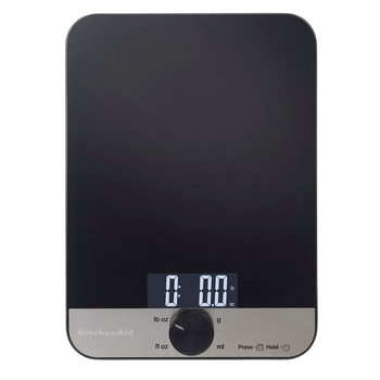 KitchenAid S/Steel/Glass Digital Kitchen Scale 5kg
