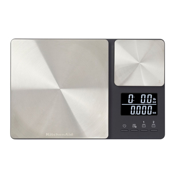 KitchenAid S/Steel Digital Kitchen Scale Dual Platform 5kg/500g