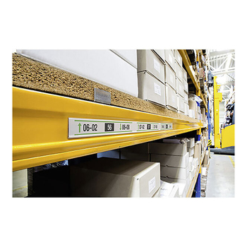 25PK Durable Scanfix 4x100cm Self-Adhesive Label Strip - White