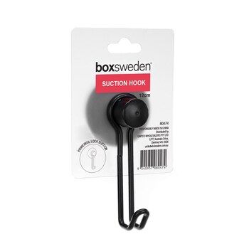 Boxsweden 12cm Wire Suction Hook - Black