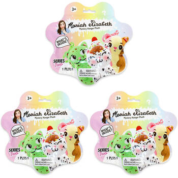 3PK Moriah Elizabeth Mystery Hanger Plush Toy S2 - Assorted 3y+