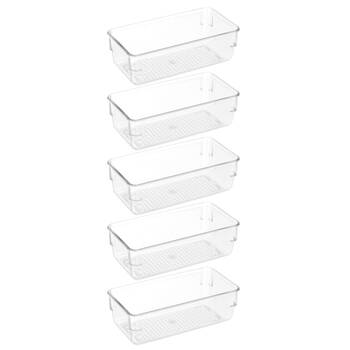 5x Boxsweden 16 x 8cm Crystal Storage Tray