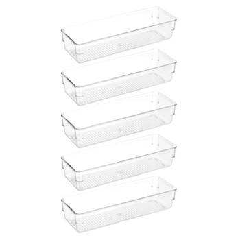 5x Boxsweden 24 x 8cm Crystal Storage Tray