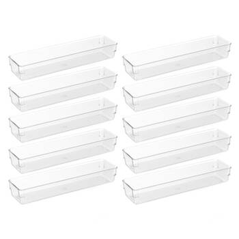 10x Boxsweden 32 x 8cm Crystal Storage Tray