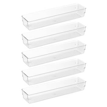 5x Boxsweden 32 x 8cm Crystal Storage Tray