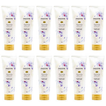 12PK Pantene 250ml Conditioner Pro V Illuminating Colour Care w/ Jojoba Oil