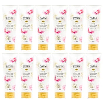 12PK Pantene 250ml Conditioner Pro V Miracle Moisture w/ Rose Water