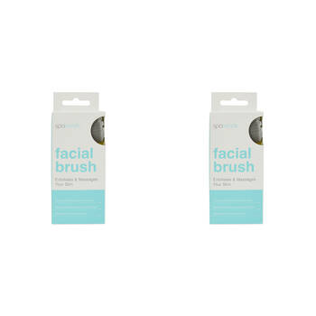 2PK Annabel Trends Spa Trends Facial Brush Unisex - White