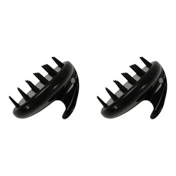 2PK Annabel Trends Mens Scalp Massager 9x7.5cm - Black