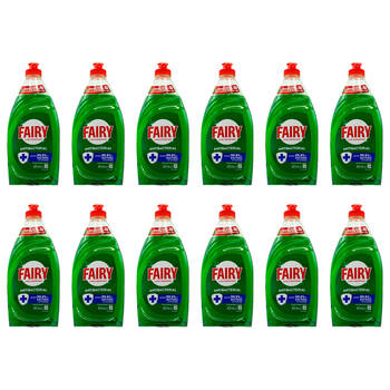12PK Fairy 475ml Dishwashing Liquid Antibacterial Ultra Cleaning Soap