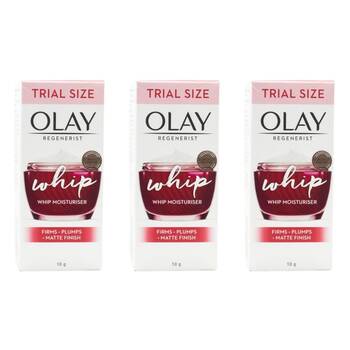 3PK Olay 10g Regenerist Whip Moisturiser Women Facial Care Matte Finish