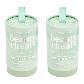 2PK Annabel Trends Beauty Ritual Shower Bath Gift Set Moss