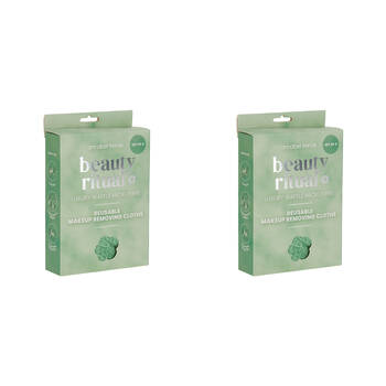 8pc Annabel Trends Beauty Ritual Luxury Makeup Removing Cloths - Moss