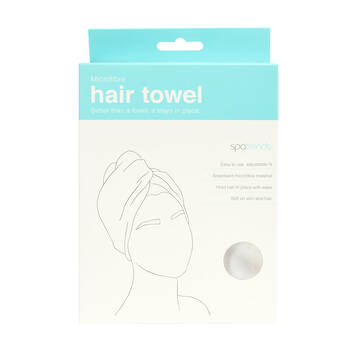 Annabel Trends Spa Trends Microfibre Hair Drying Towel - White