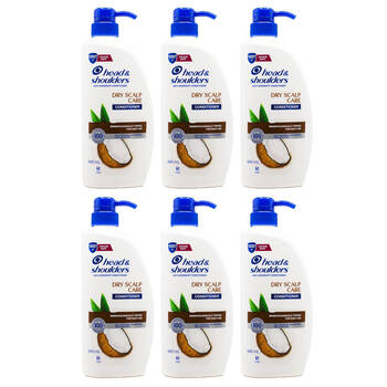 6PK Head & Shoulders Anti Dandruff Conditioner 660ml Dry Scalp Hair Care 