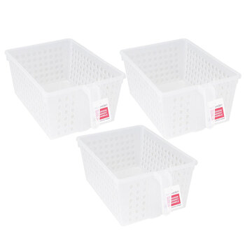3PK Boxsweden Hudson Basket With Handle 34X21.5X13.5cm