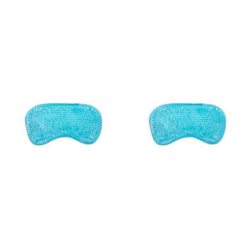 2PK Annabel Trends Spa Trends Gel Eye Mask w/ Plush Backing - Blue