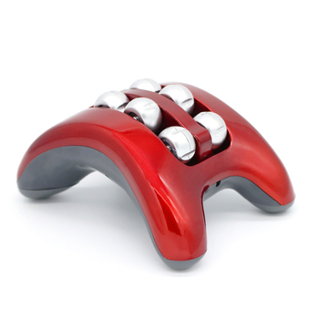 Spatastic 15cm Mini Vibrating Foot Massager Shiatsu Roller Red