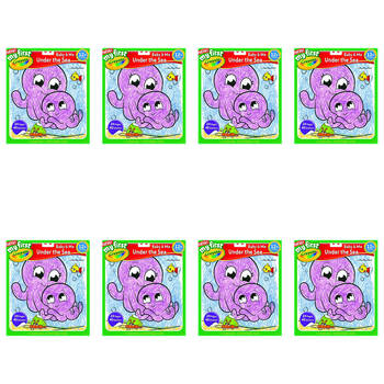 8PK Crayola My First Colour & Sticker Book 21x24cm - Assorted 12m+