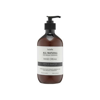 Ladelle All Natural Plant Based Lemon/Spearmint Fragrance 500ml Hand Cream