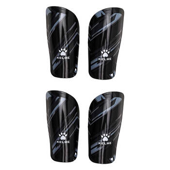 2PK Kelme Shin Pads/Leg Protection for Soccer/Football Kids/Adults Small Black