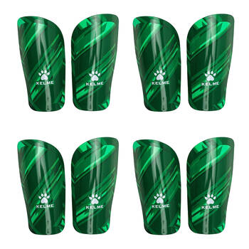 4PK Kelme Shin Pads/Leg Protection for Soccer/Football Kids/Adults Medium Green