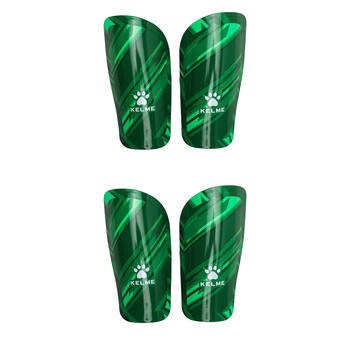 2PK Kelme Shin Pads/Leg Protection for Soccer/Football Kids/Adults Small Green