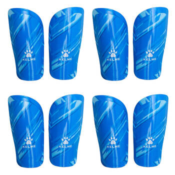 4PK Kelme Shin Pads/Leg Protection for Soccer/Football Kids/Adults Medium Blue