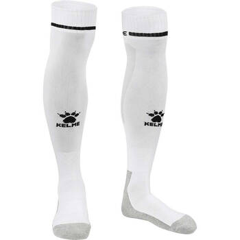 Kelme Sport Kids Full Length Football Soccer Socks Size US1-5 White/Black