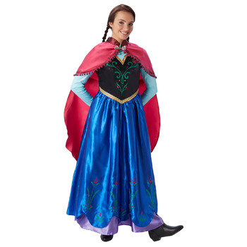 Disney Anna Deluxe Adult Womens Dress Up Costume - Size L