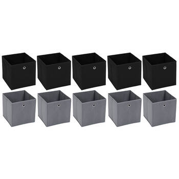 10PK Boxsweden Mode Storage 29cm Cube - Assorted