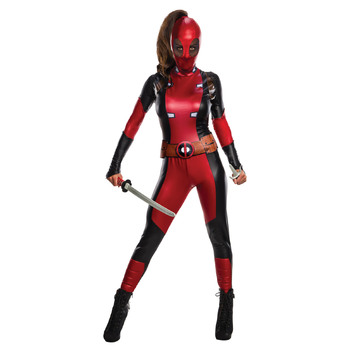Marvel Deadpool Secret Wishes Womens Dress Up Costume - Size L