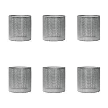 6PK Companion Lantern Mesh Gaslight Cover Large 11x11.5cm