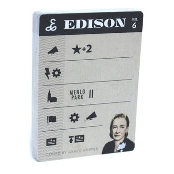 Artana Tesla vs Edison Bonus AI Pack Card Game Kids/Teens 14y+