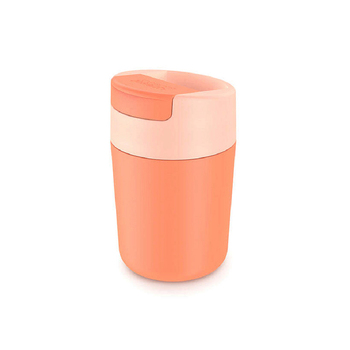 Joseph & Joseph Sipp 340ml/14cm Travel Mug Cup - Coral