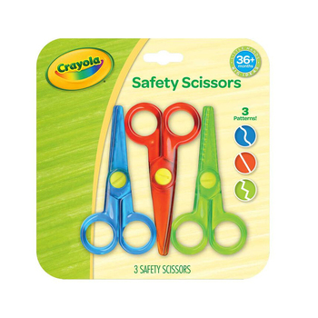 3pc Crayola My First Safety Scissors 36m+