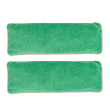 2PK Annabel Trends Velvet Cosy Luxe Eye Rest Pillow 13.5x9cm Meadow Green