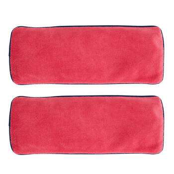 2PK Annabel Trends Velvet Cosy Luxe Eye Rest Pillow 13.5x9cm Pink Crush
