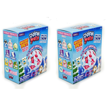 2PK Be Amazing Toys Series-1 Snow Pets Mystery Toy Kids 5y+